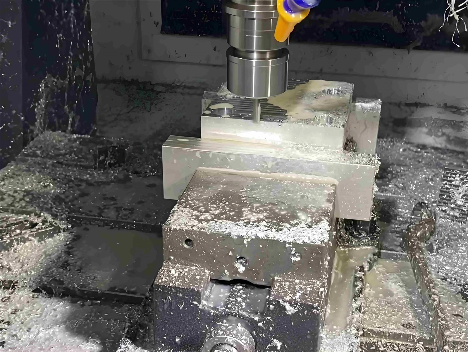 Automated plastic components assembly line